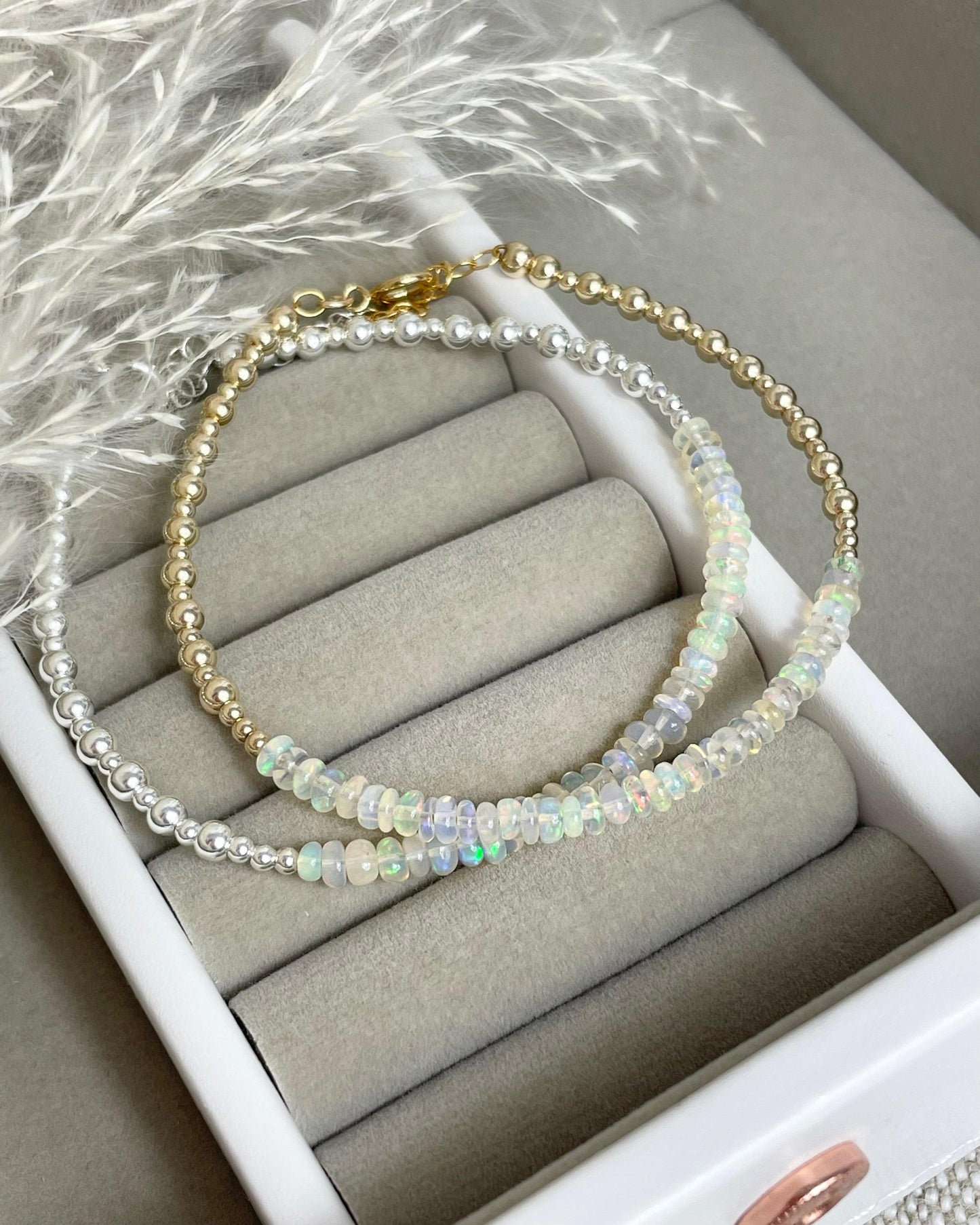 Natural Ethiopian Opal Crystal Bracelet