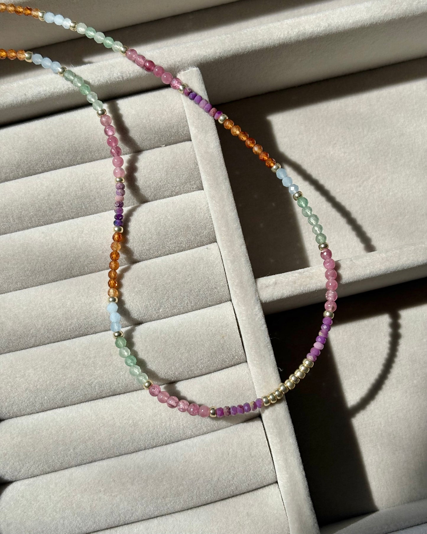 Limited Edition: Radiantly Aligned Crystal Necklace