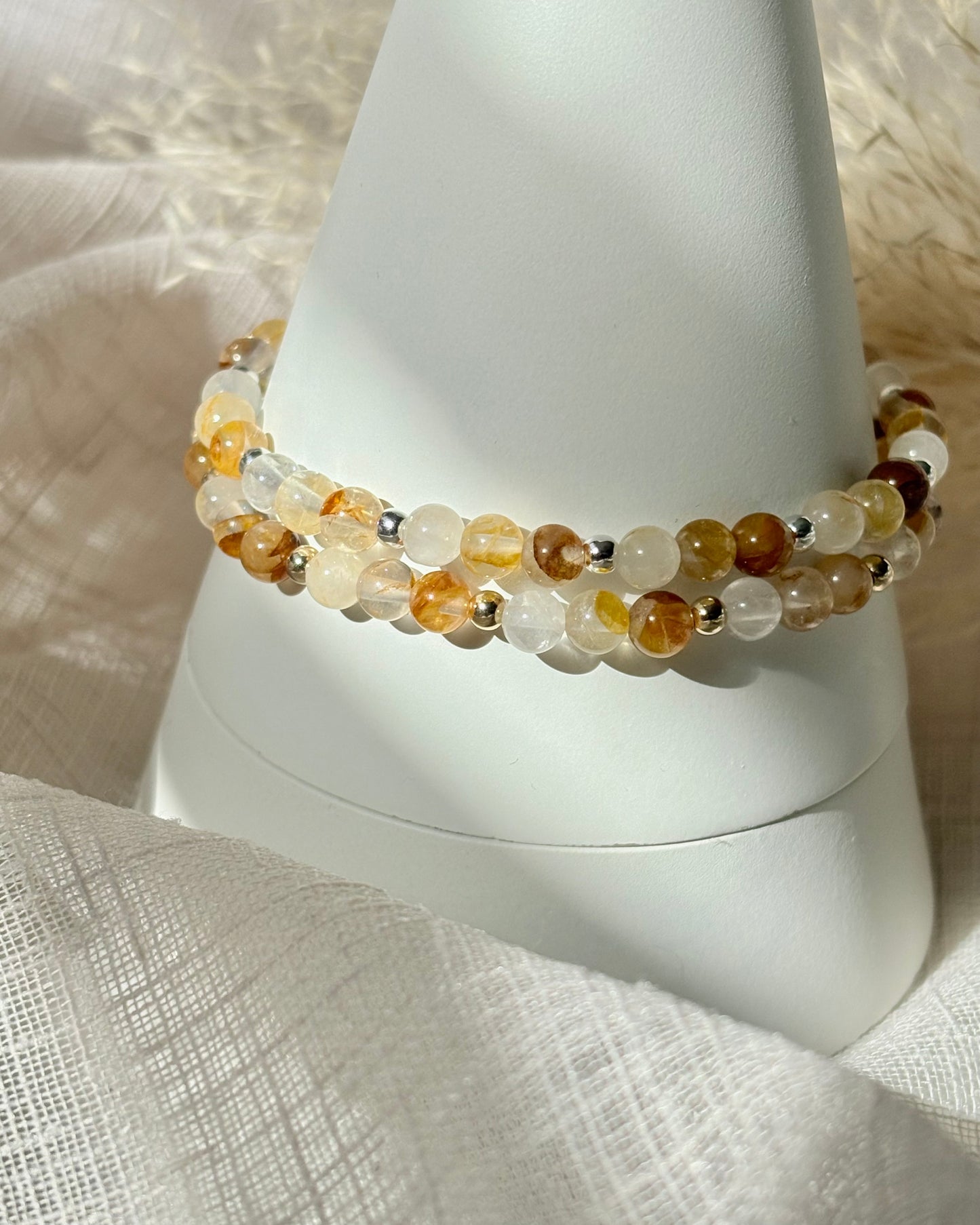 Positivity + Guidance: Golden Healer Bracelet