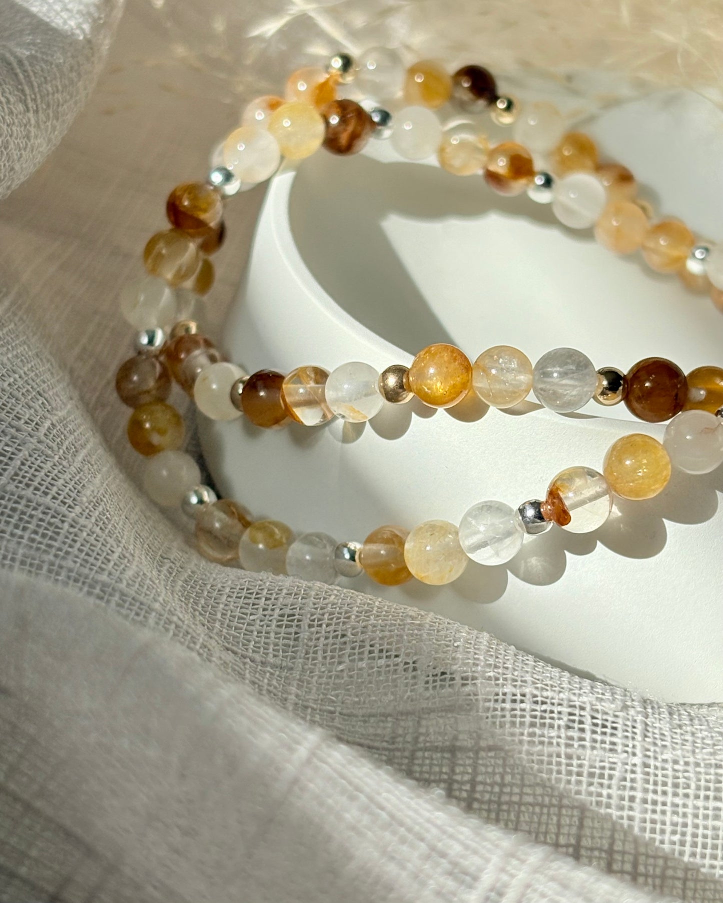 Positivity + Guidance: Golden Healer Bracelet