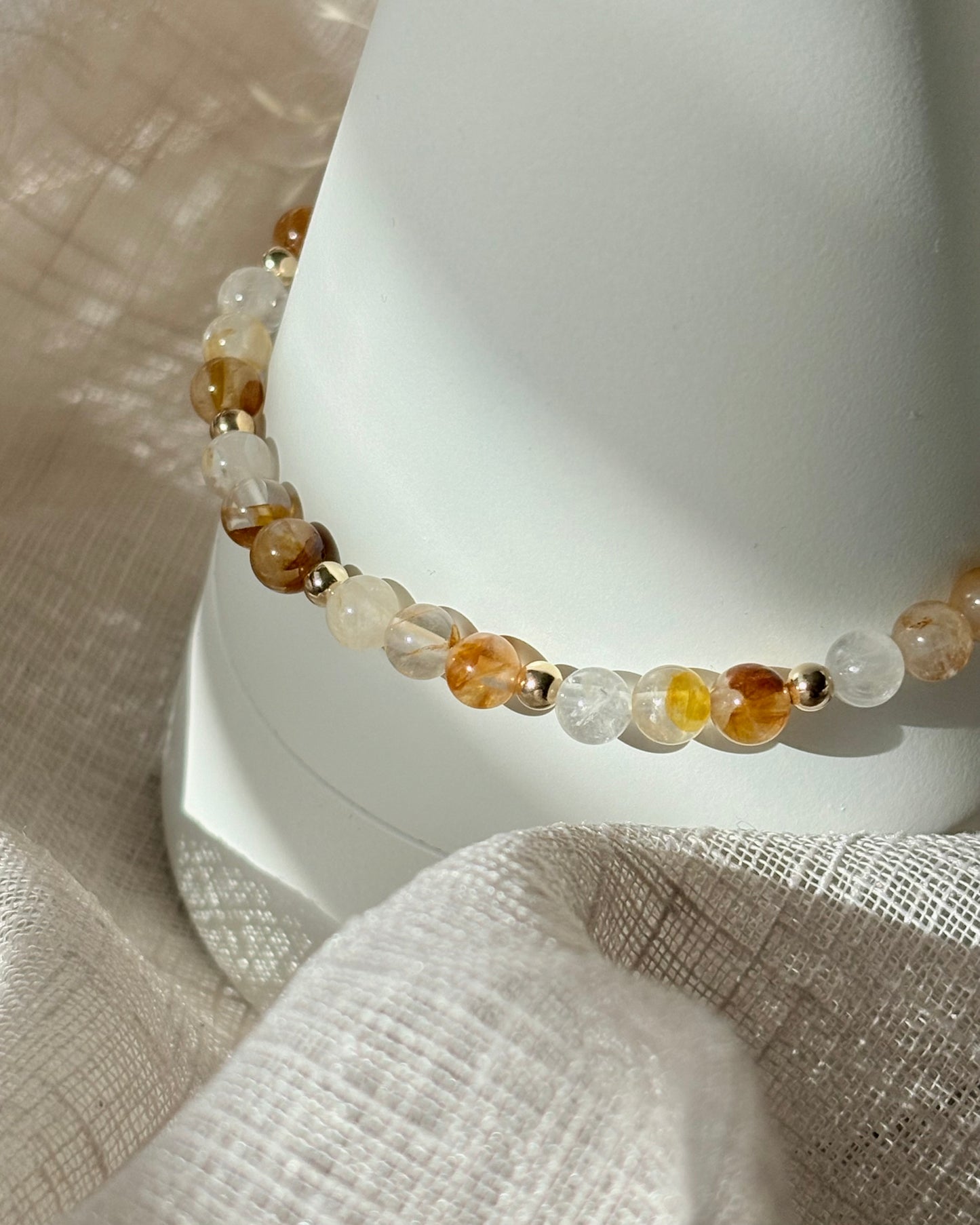 Positivity + Guidance: Golden Healer Bracelet