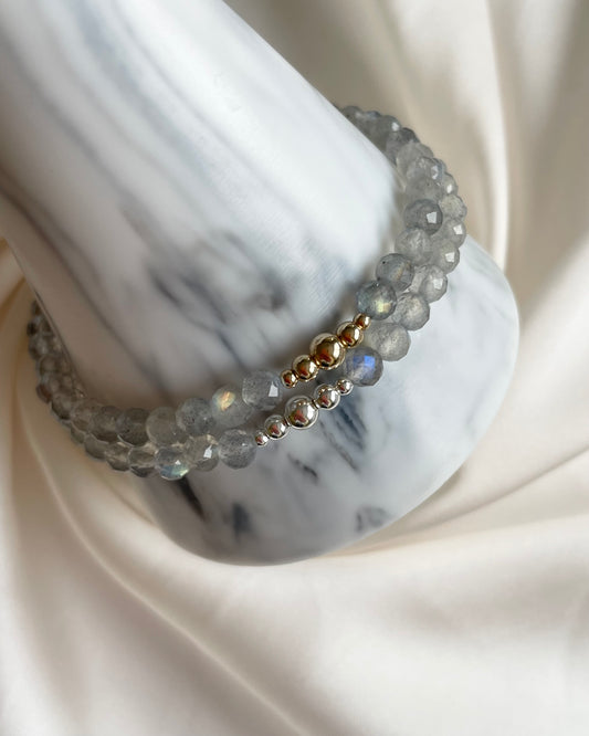 Strength & Perseverance - Labradorite Healing Crystal Bracelet