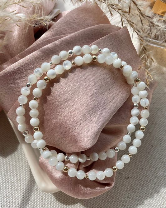 Soothing Mother of Pearl Bracelet