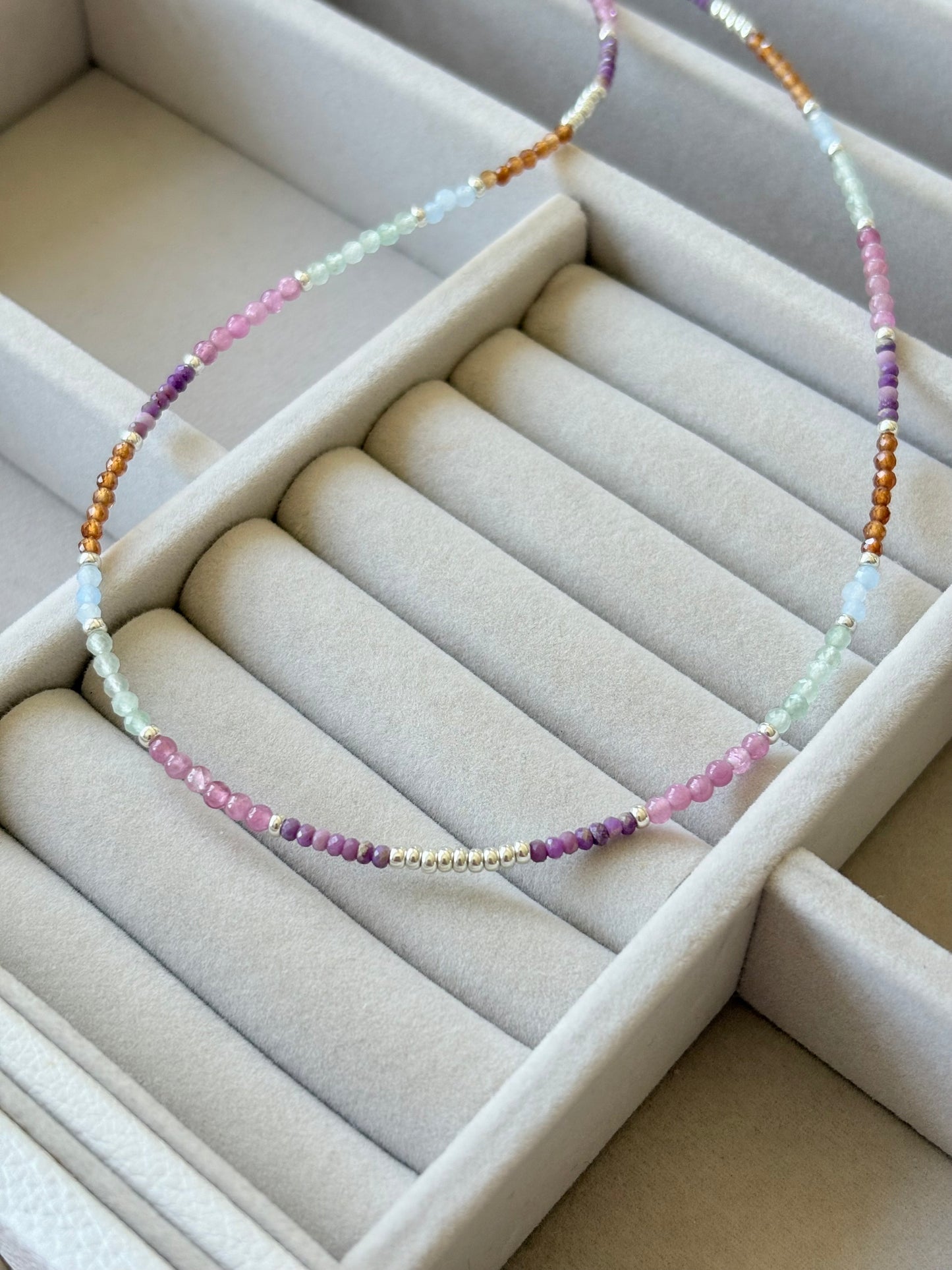 Limited Edition: Radiantly Aligned Crystal Necklace