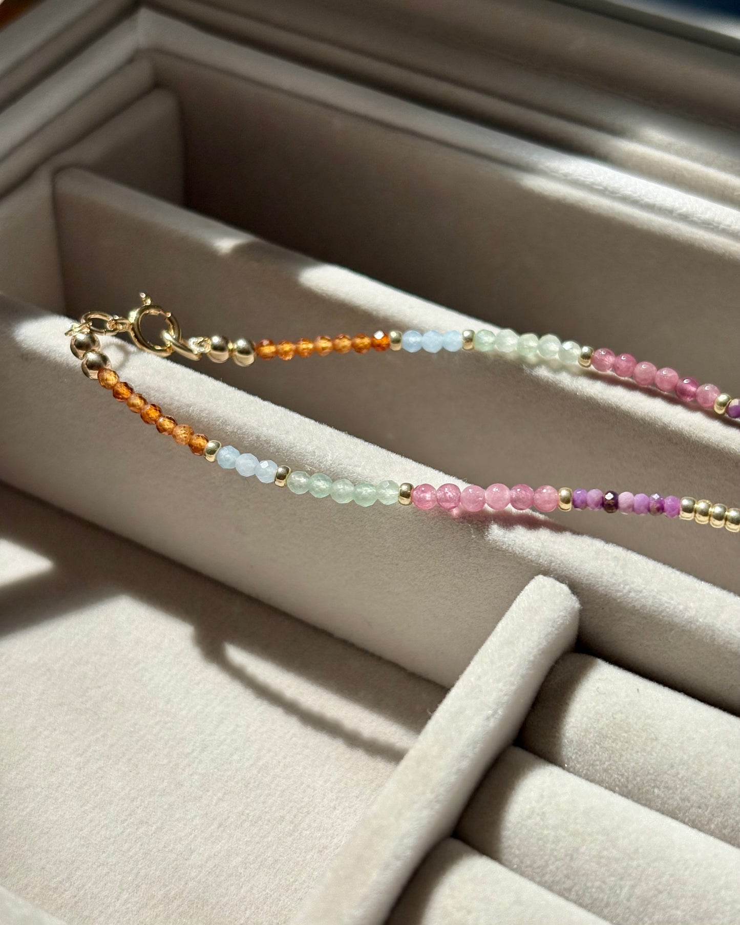 Limited Edition: Radiantly Aligned Crystal Necklace