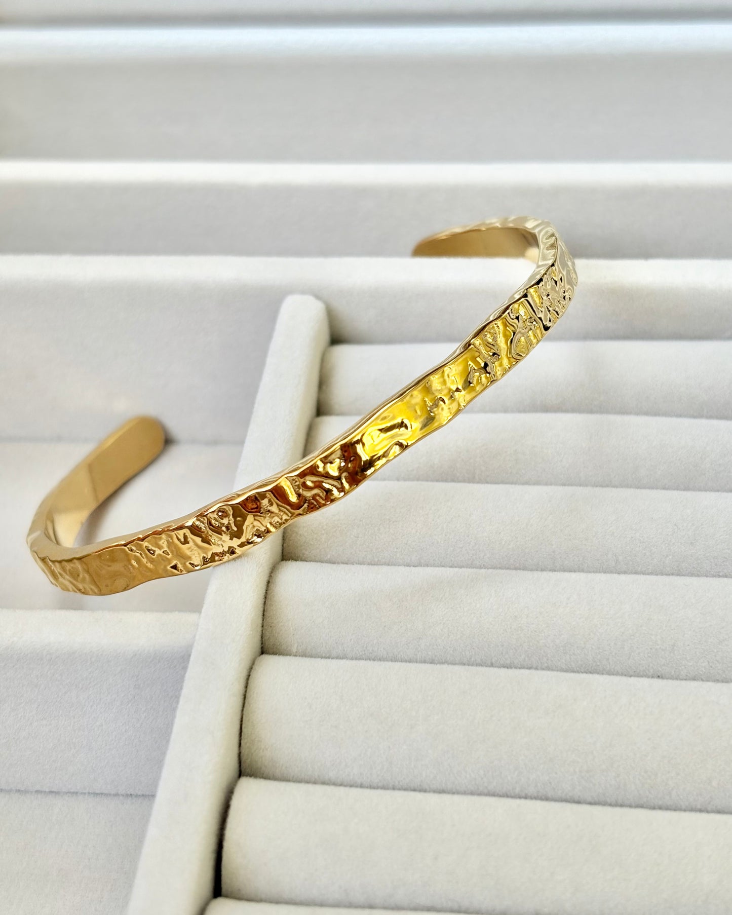 Adjustable Waterproof + Tarnish Resistant Dunes Bangle