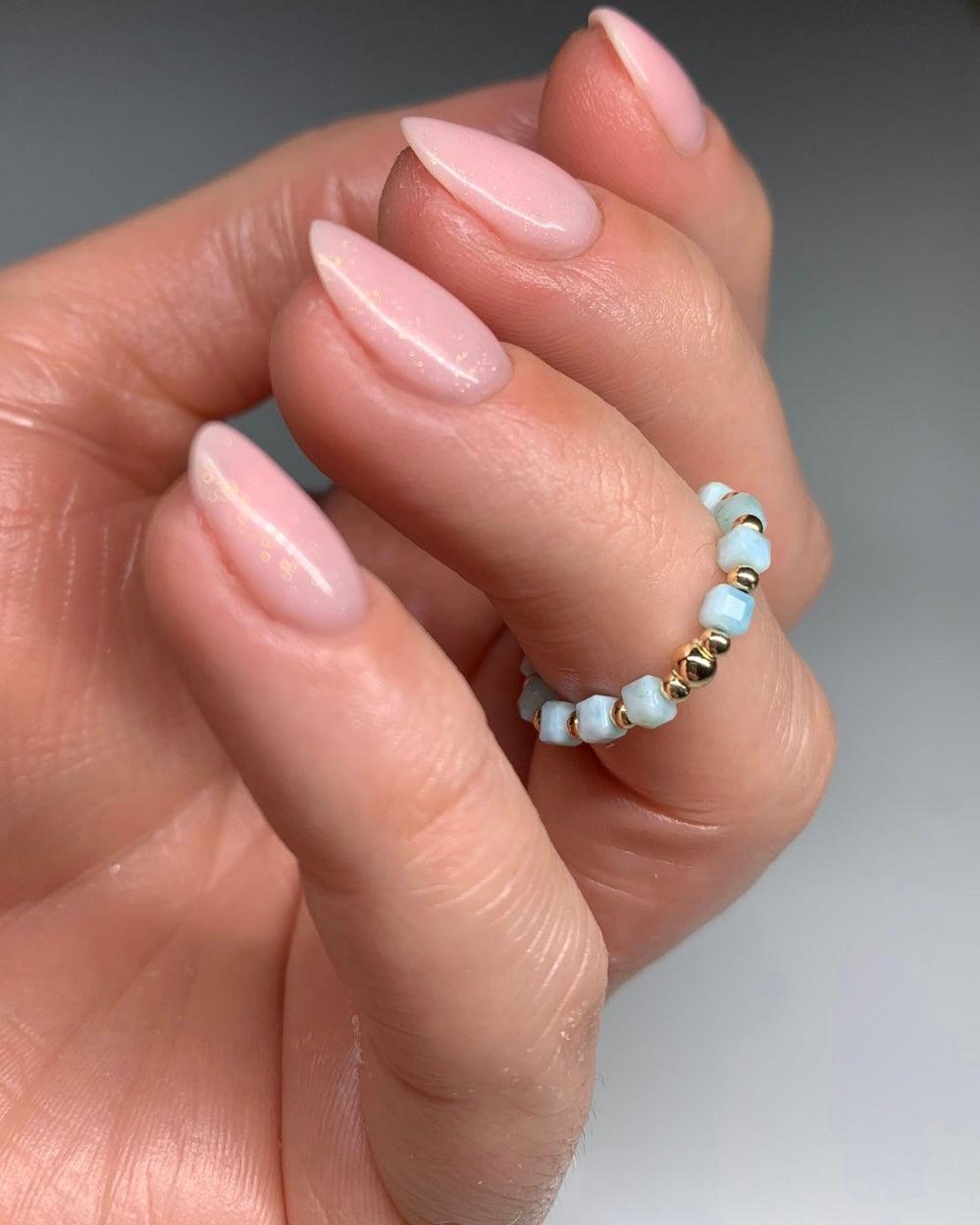 Serenity - Larimar Ring
