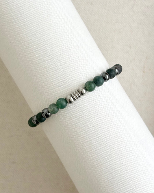 Grounding and Positivity | Matt Moss Agate + Hematite