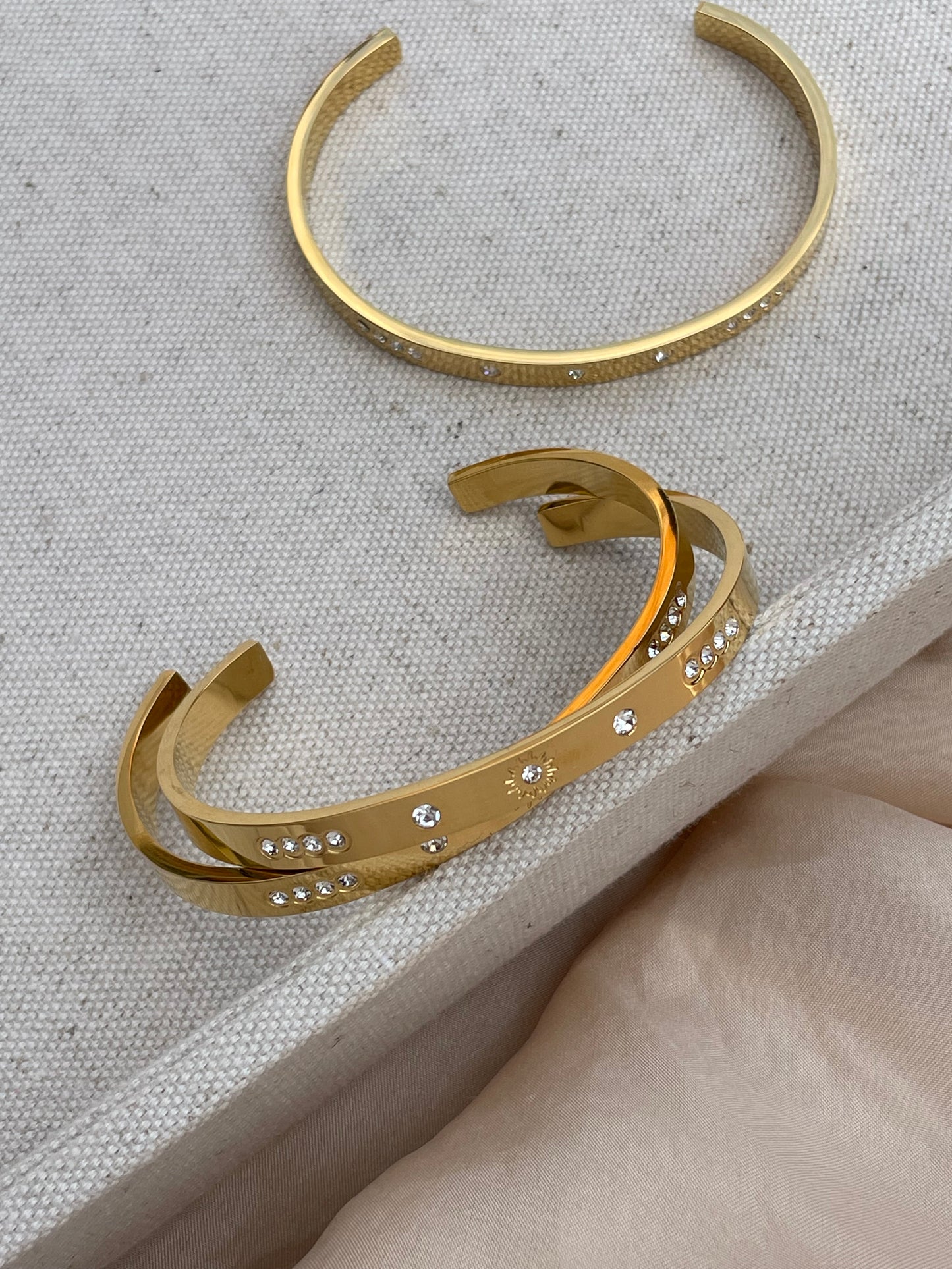 Adjustable Stellar + Serenity Bangle