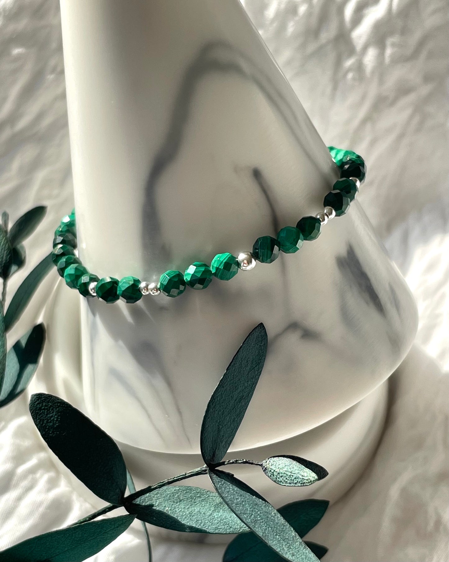 Protection + Guidance Malachite Bracelet