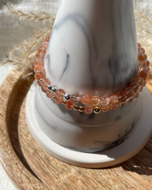 Out of Stock: Pre Order Joy + Positivity Sunstone Bracelet