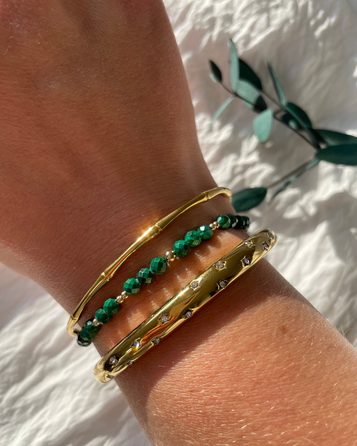 Protection + Guidance Malachite Bracelet