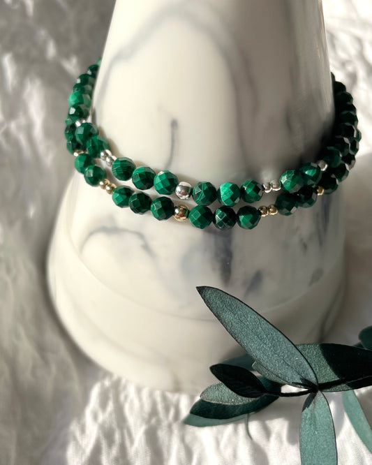 Protection + Guidance Malachite Bracelet