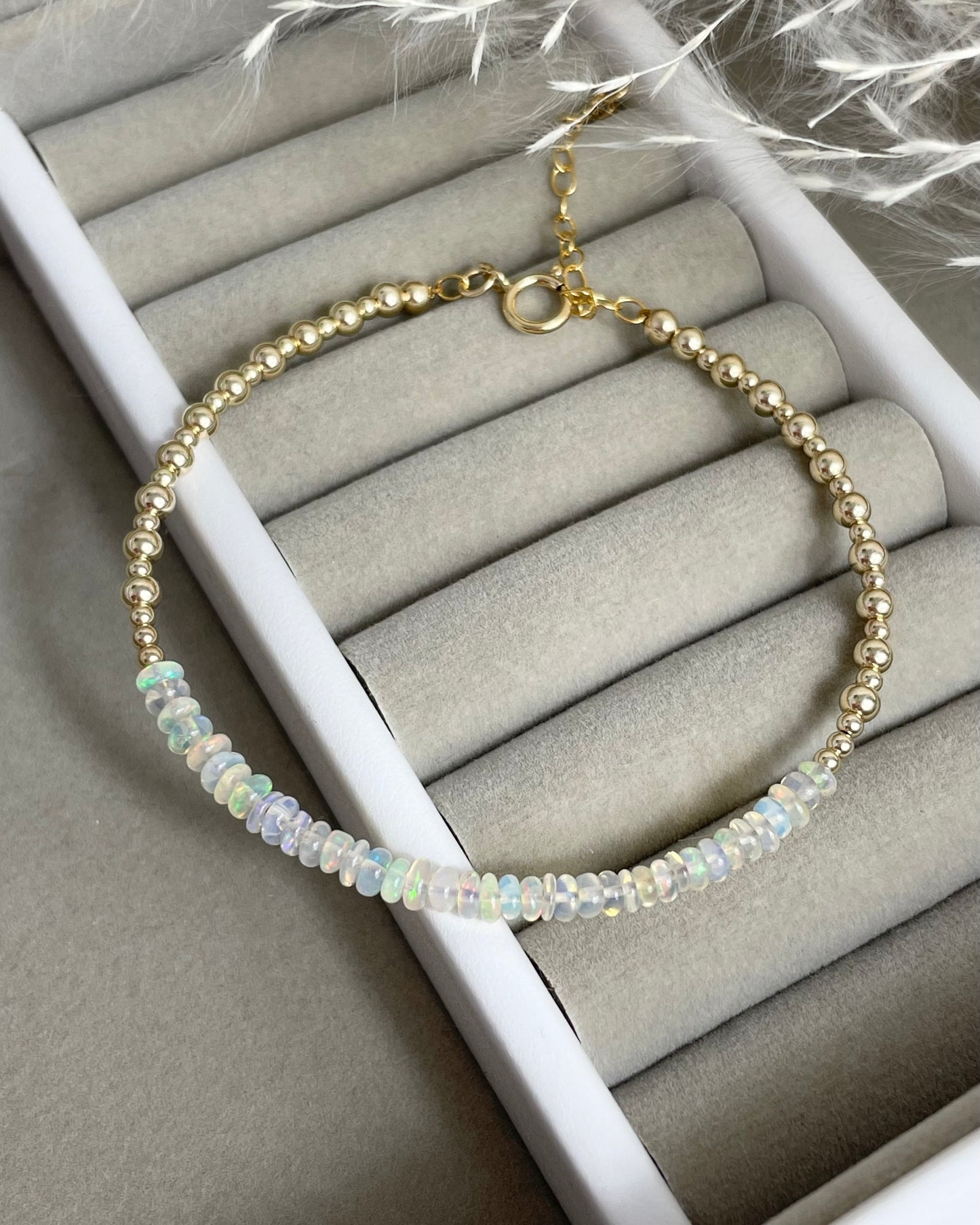 Natural Ethiopian Opal Crystal Bracelet