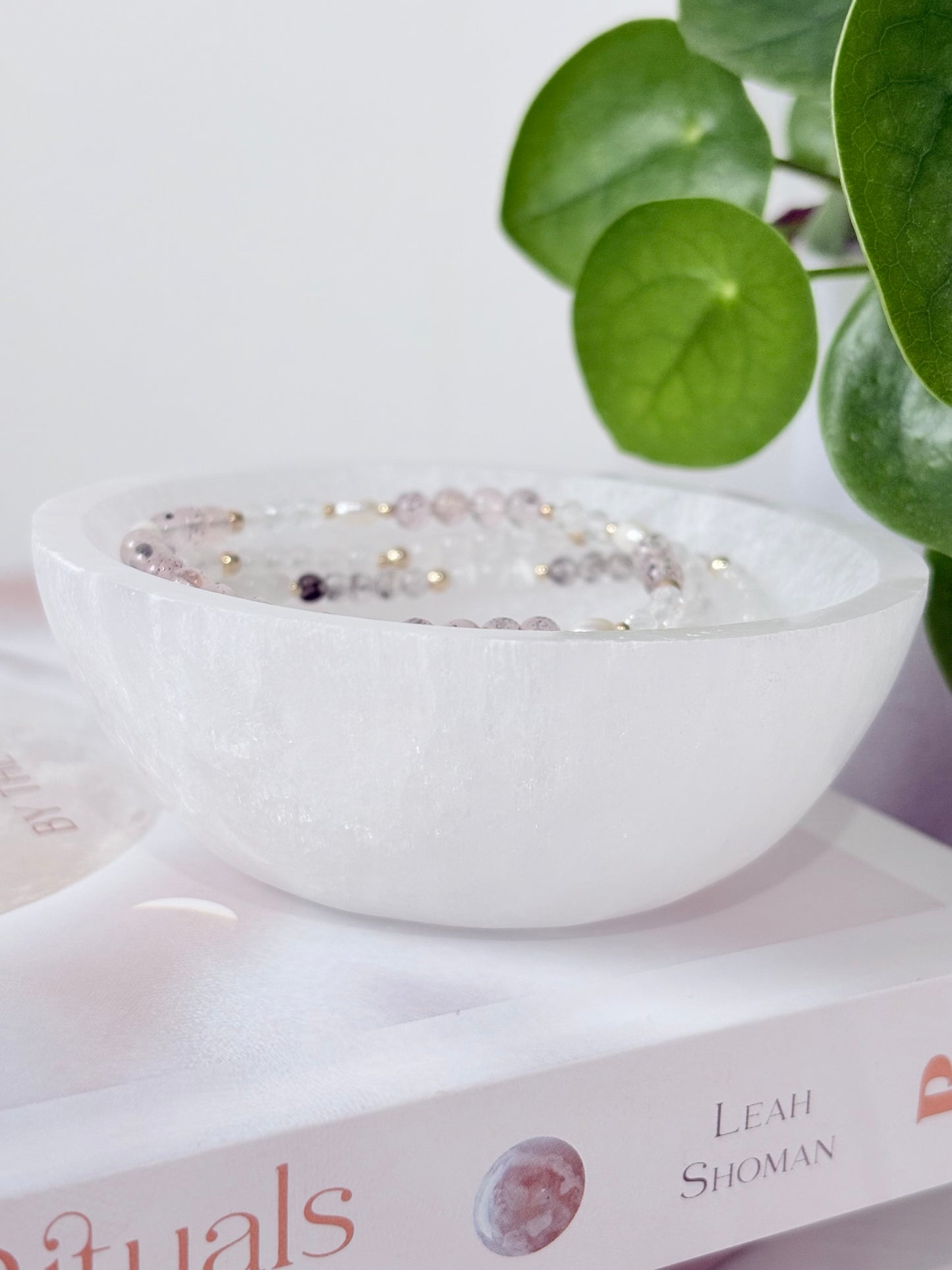 White Selenite Charging Bowl