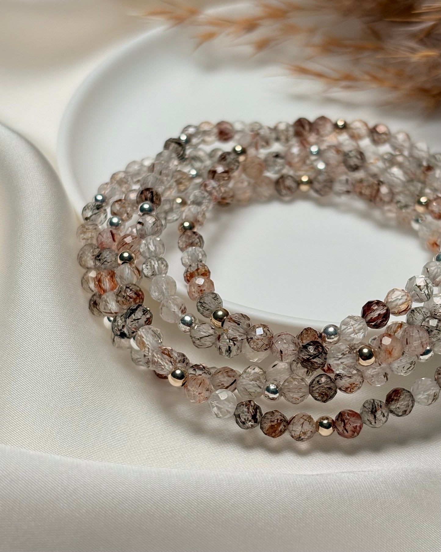 Focus + Flow Rutilated Quartz Bracelet