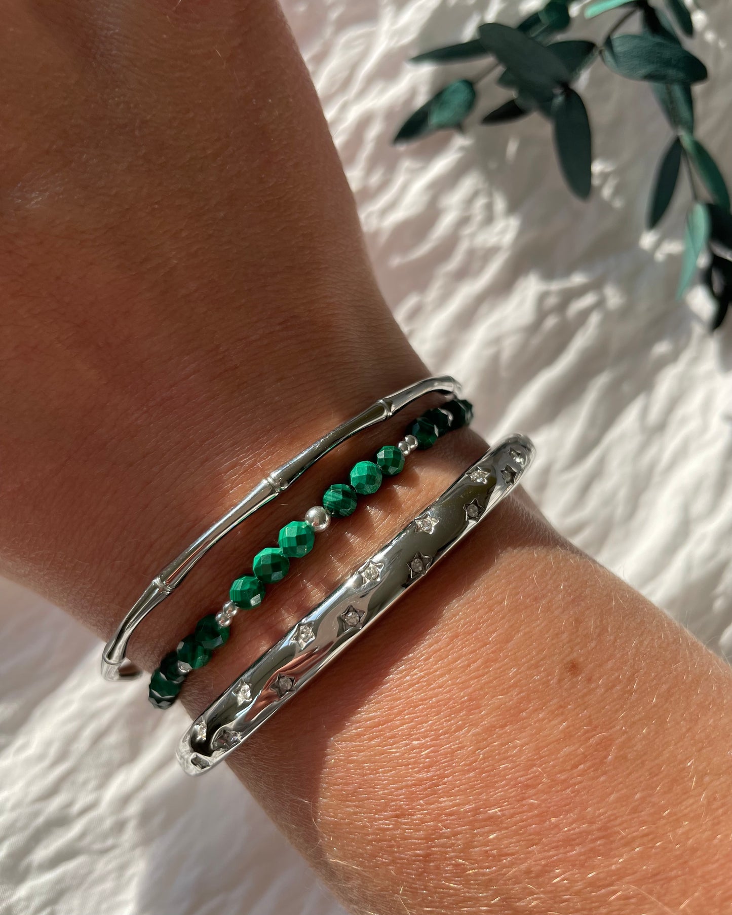 Protection + Guidance Malachite Bracelet