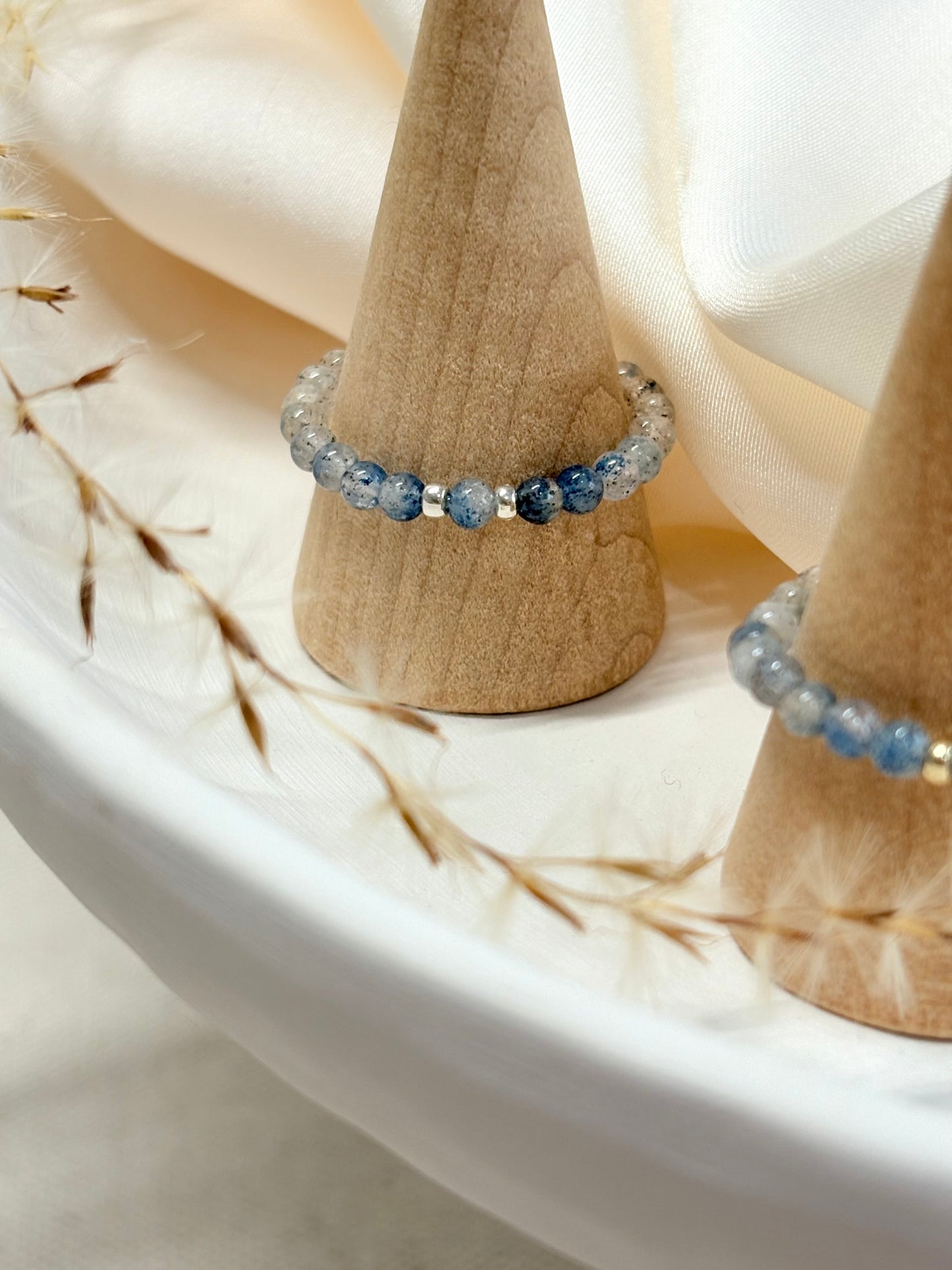 Limited Availability - Rare Dumortierite in Quartz Crystal Ring