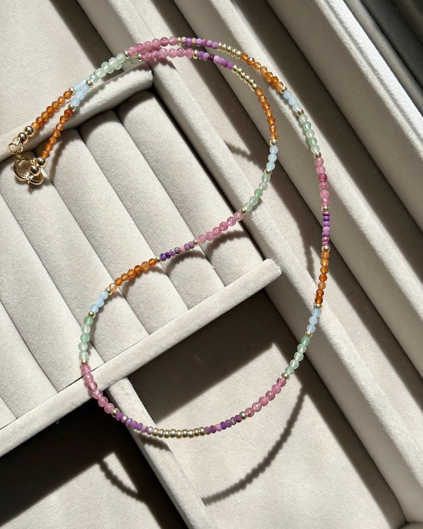 Limited Edition: Radiantly Aligned Crystal Necklace