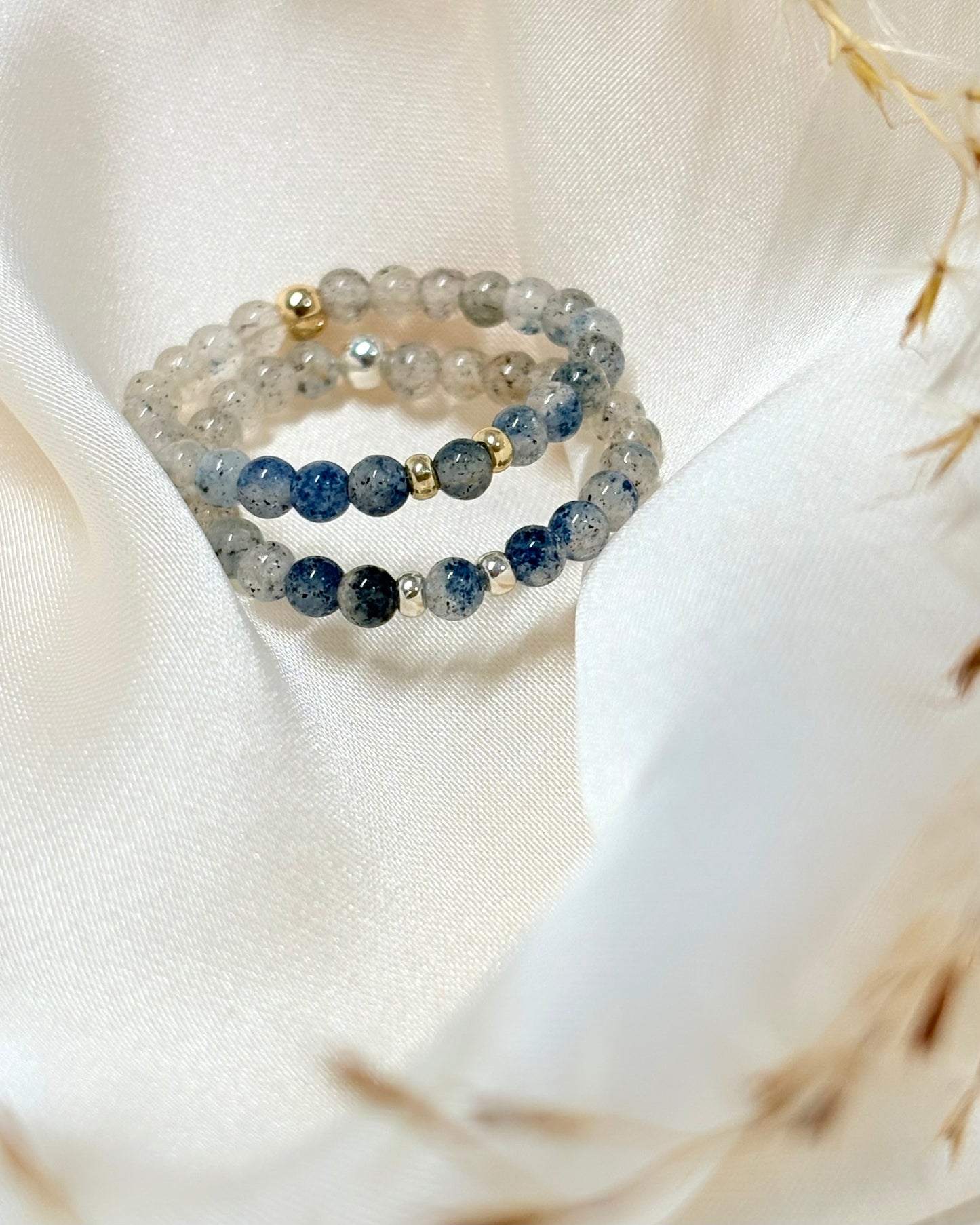 Limited Availability - Rare Dumortierite in Quartz Crystal Ring