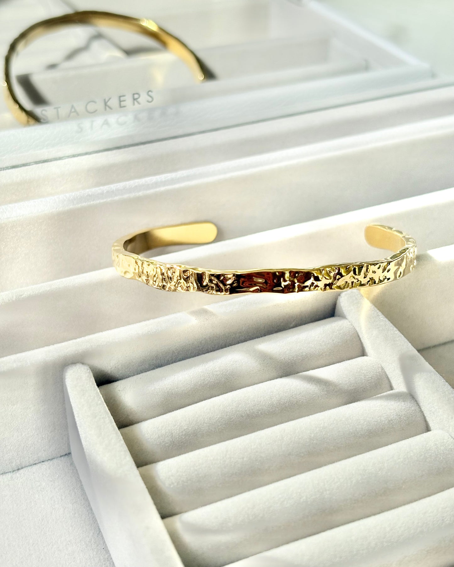Adjustable Waterproof + Tarnish Resistant Dunes Bangle