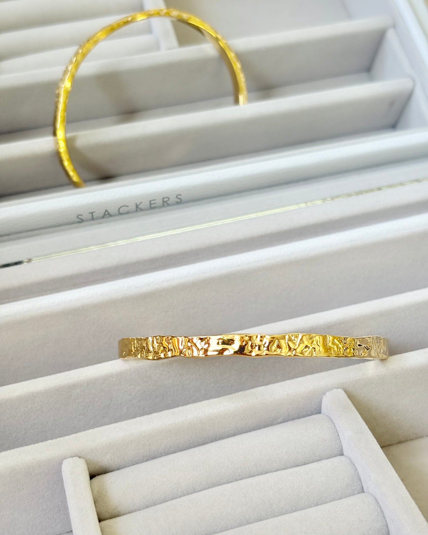 Adjustable Waterproof + Tarnish Resistant Dunes Bangle