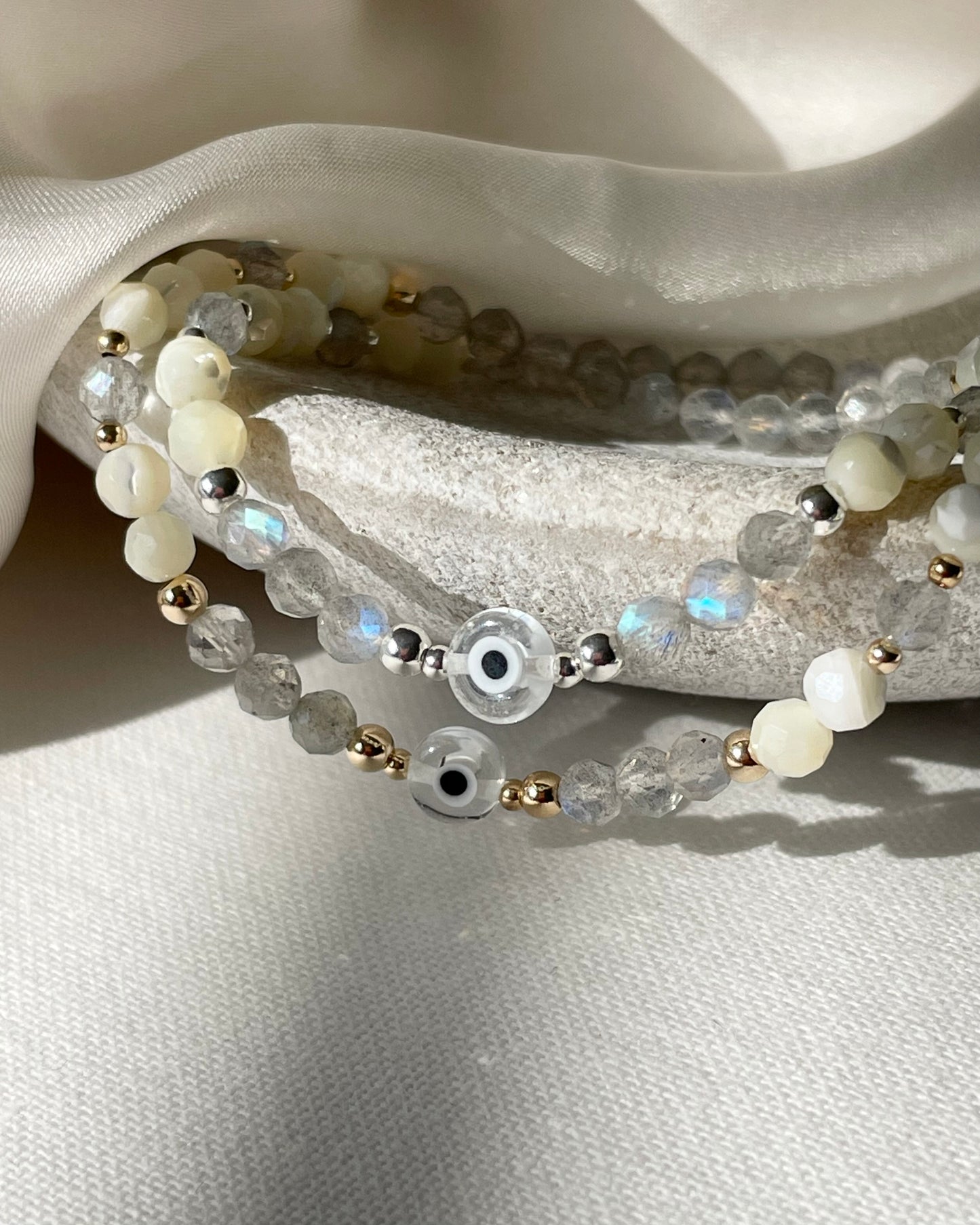 Serenity & Clarity Crystal Bracelet