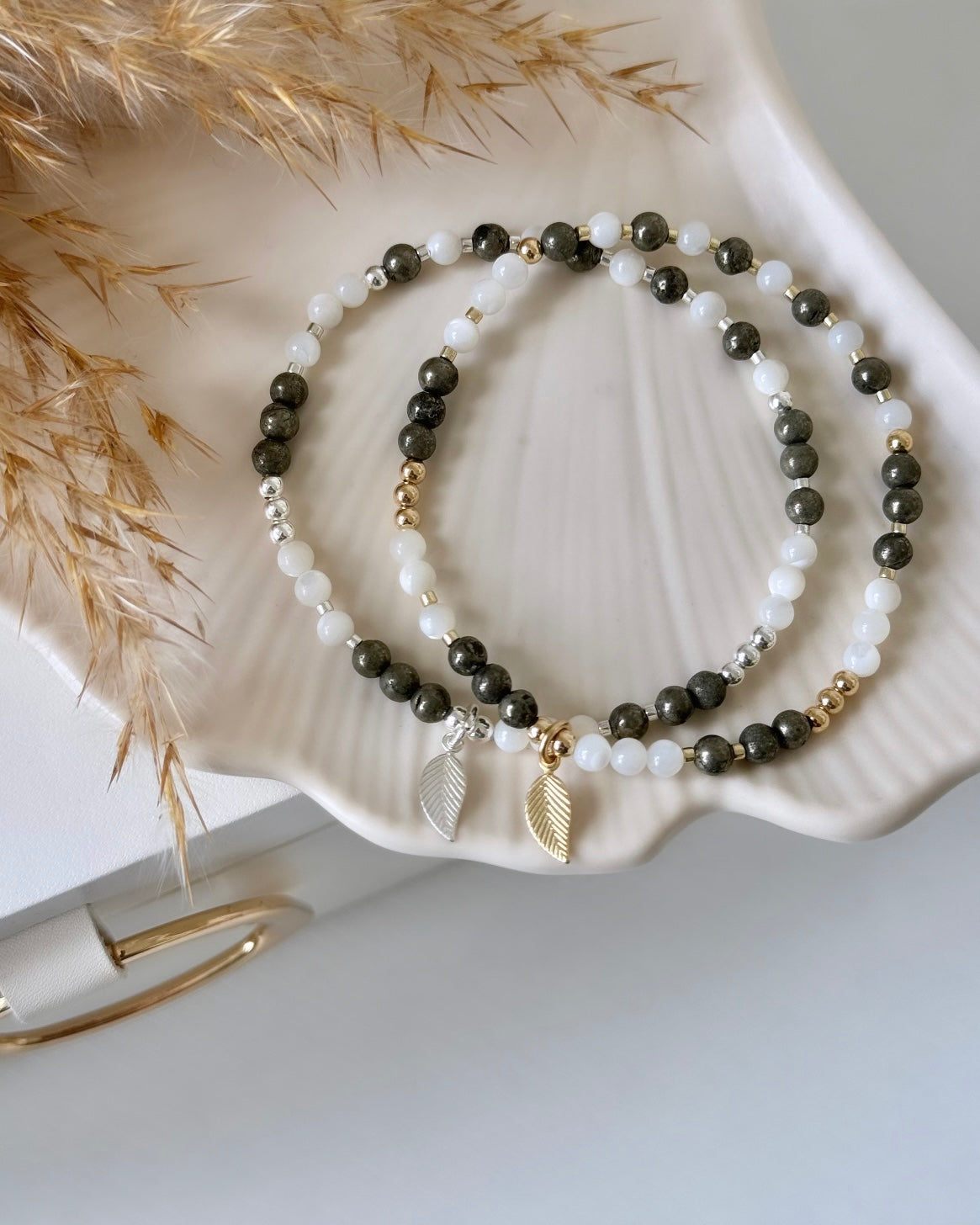 Limited Edition: Pyrite + Mother of Pearl