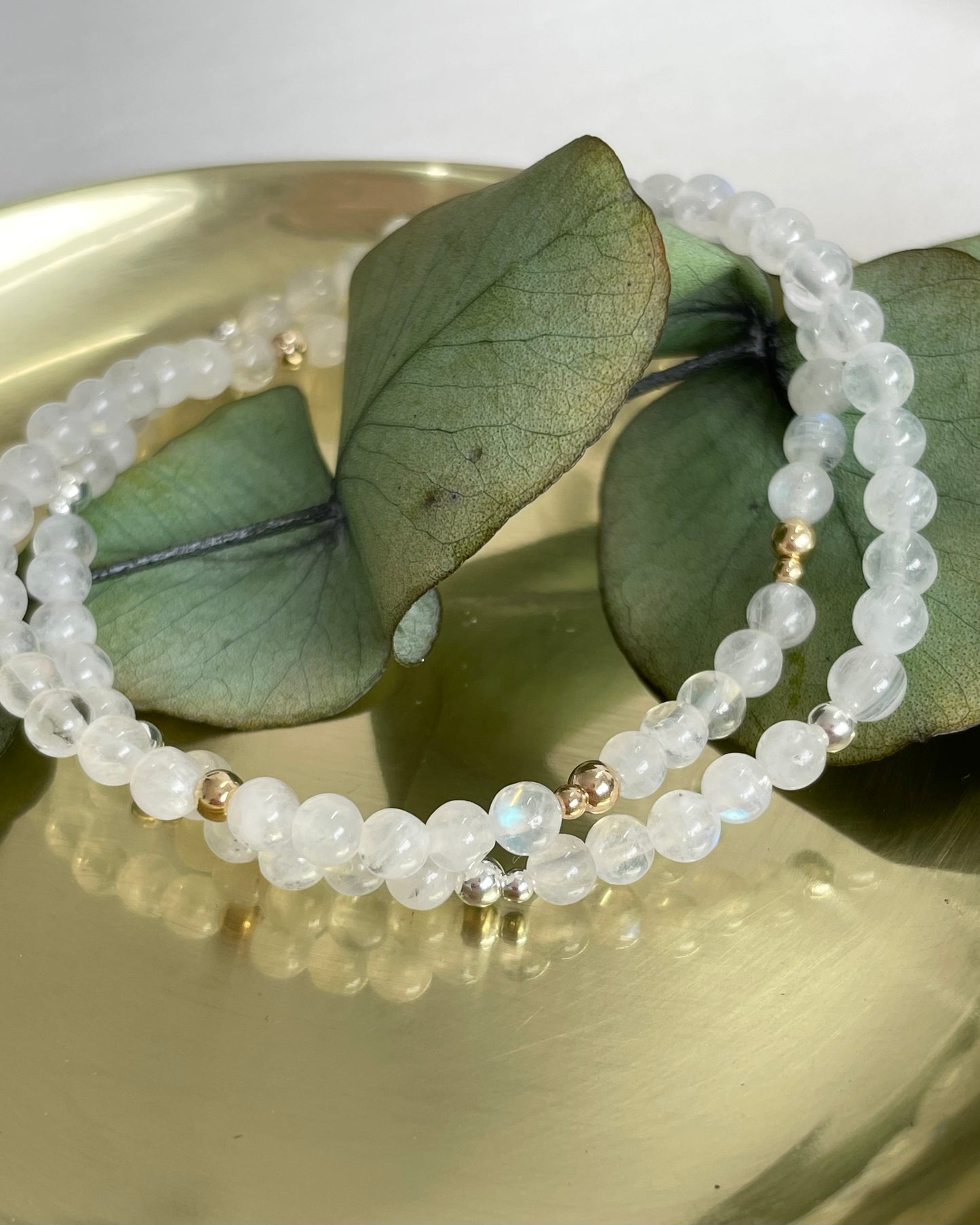 Balance & Inner Peace - Moonstone Crystal Bracelet