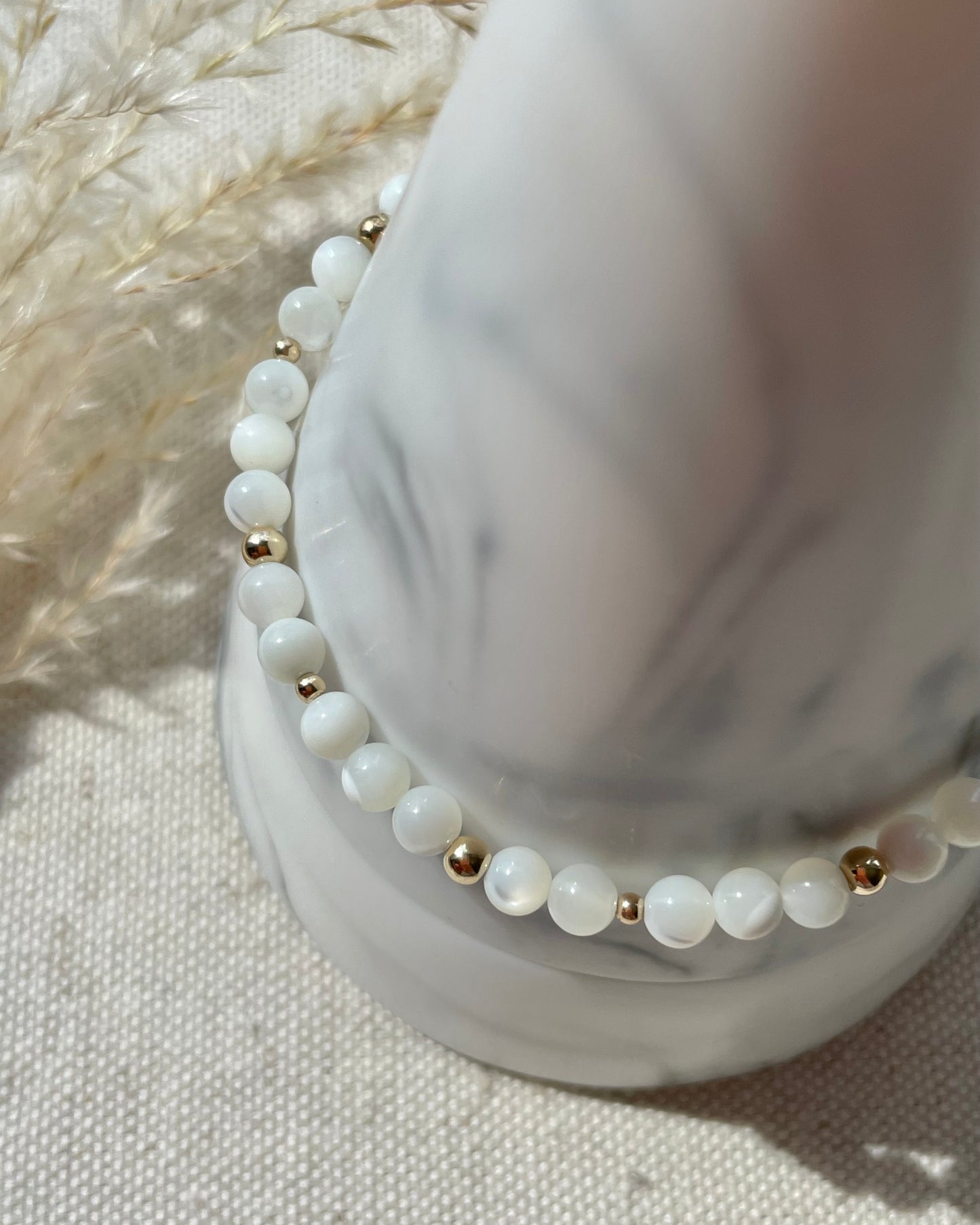 Soothing Mother of Pearl Bracelet