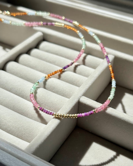 Limited Edition: Radiantly Aligned Crystal Necklace