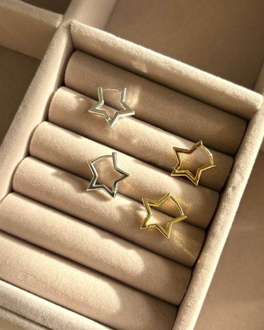 Hyggie Star Earrings | Waterproof + Tarnish Resistant