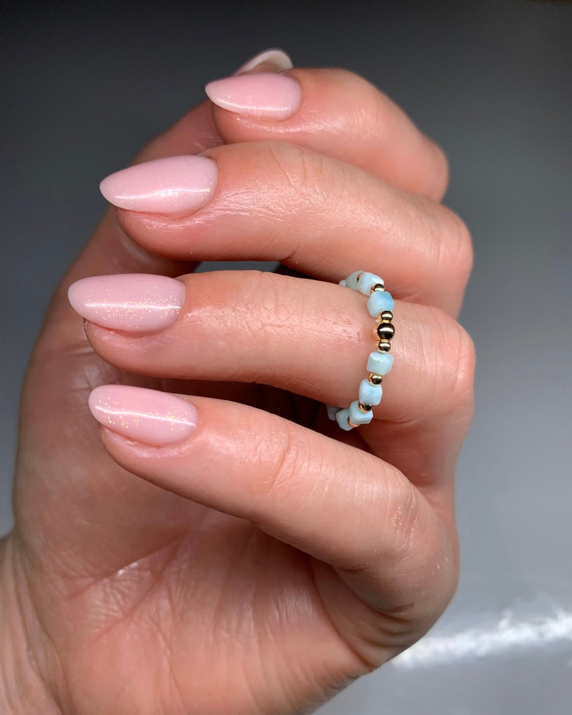 Serenity - Larimar Ring