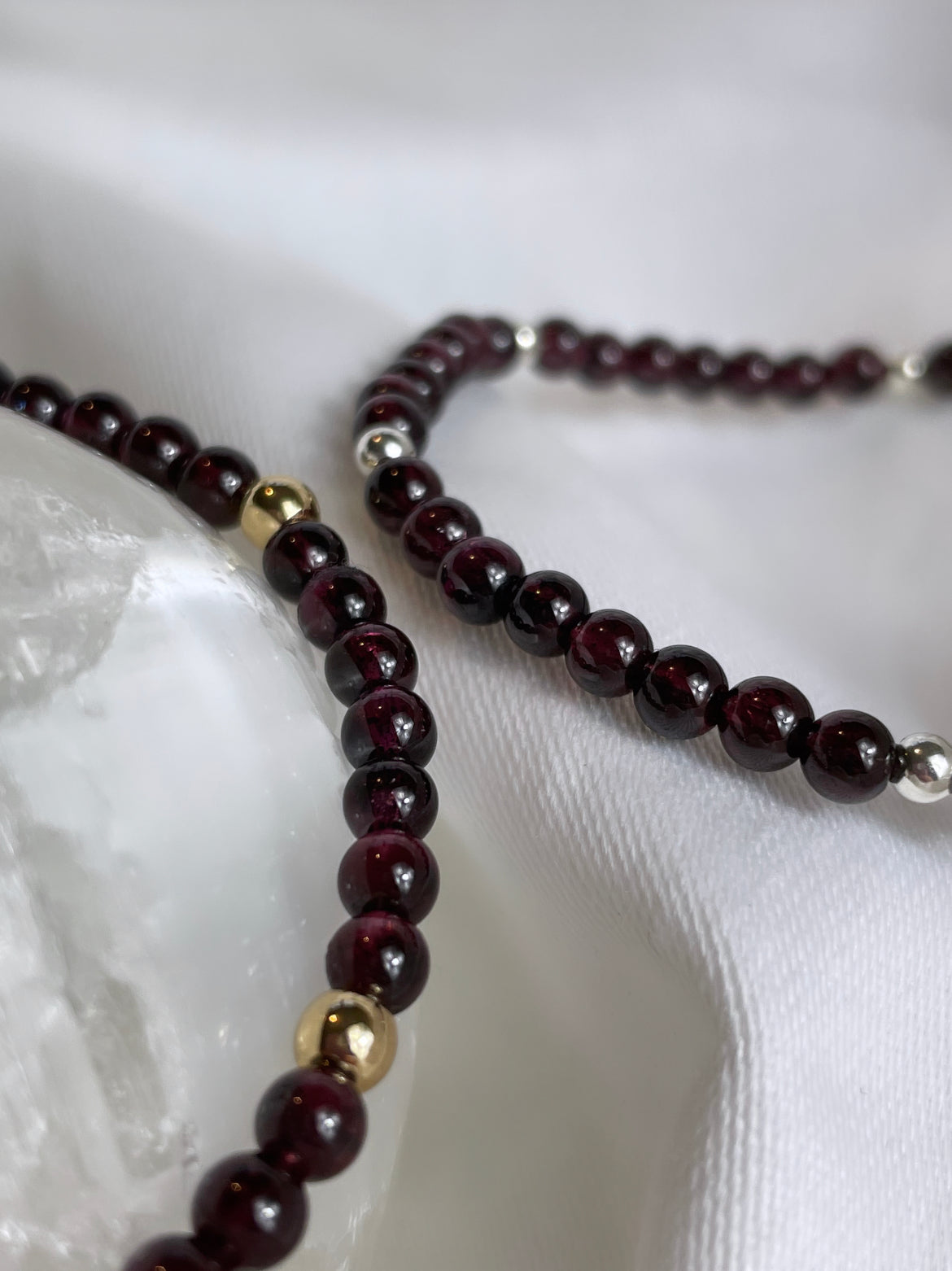 Uplifting & Energising - Garnet Crystal Bracelet