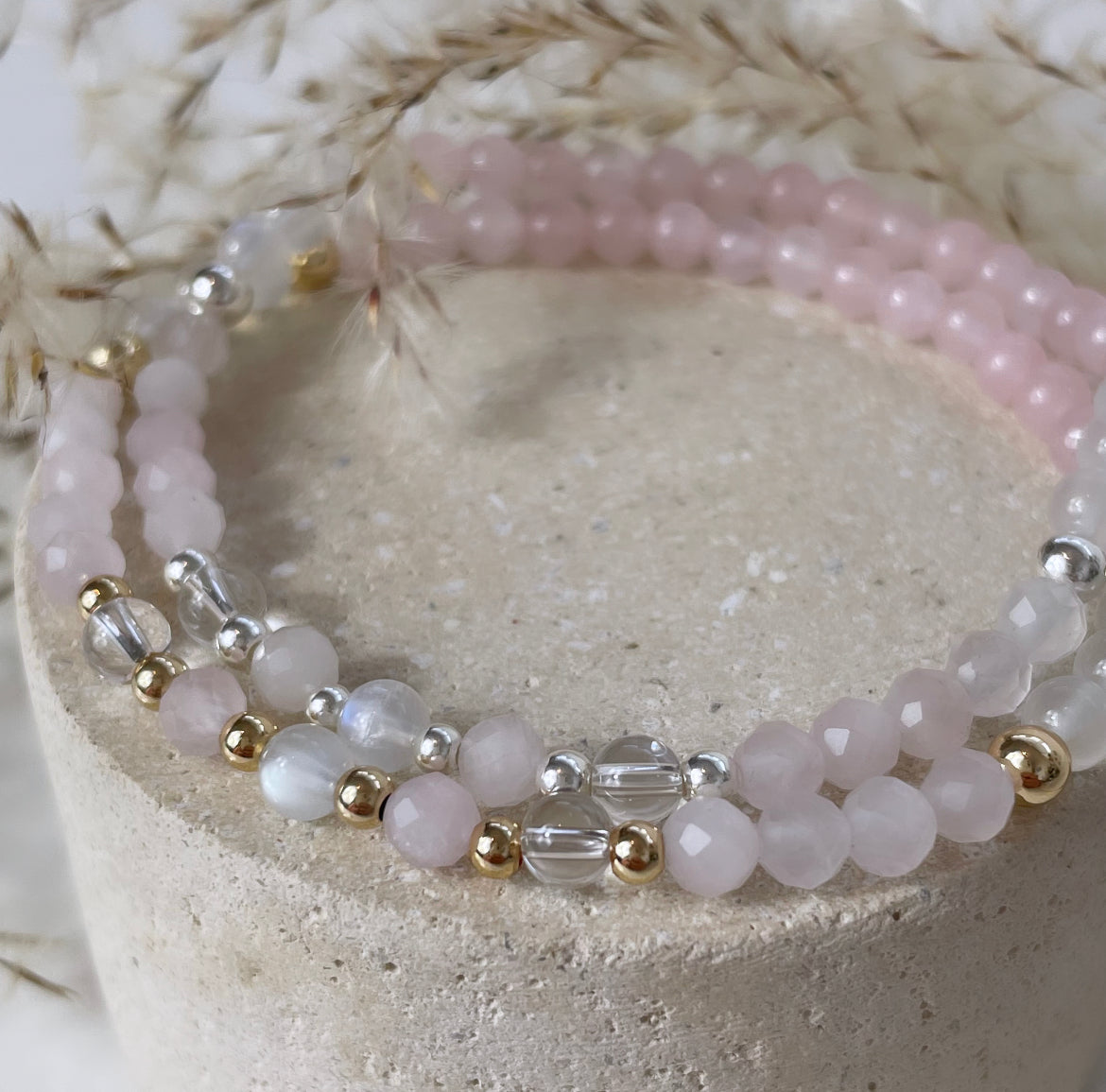 Natural Healing Crystal Fertility Bracelet