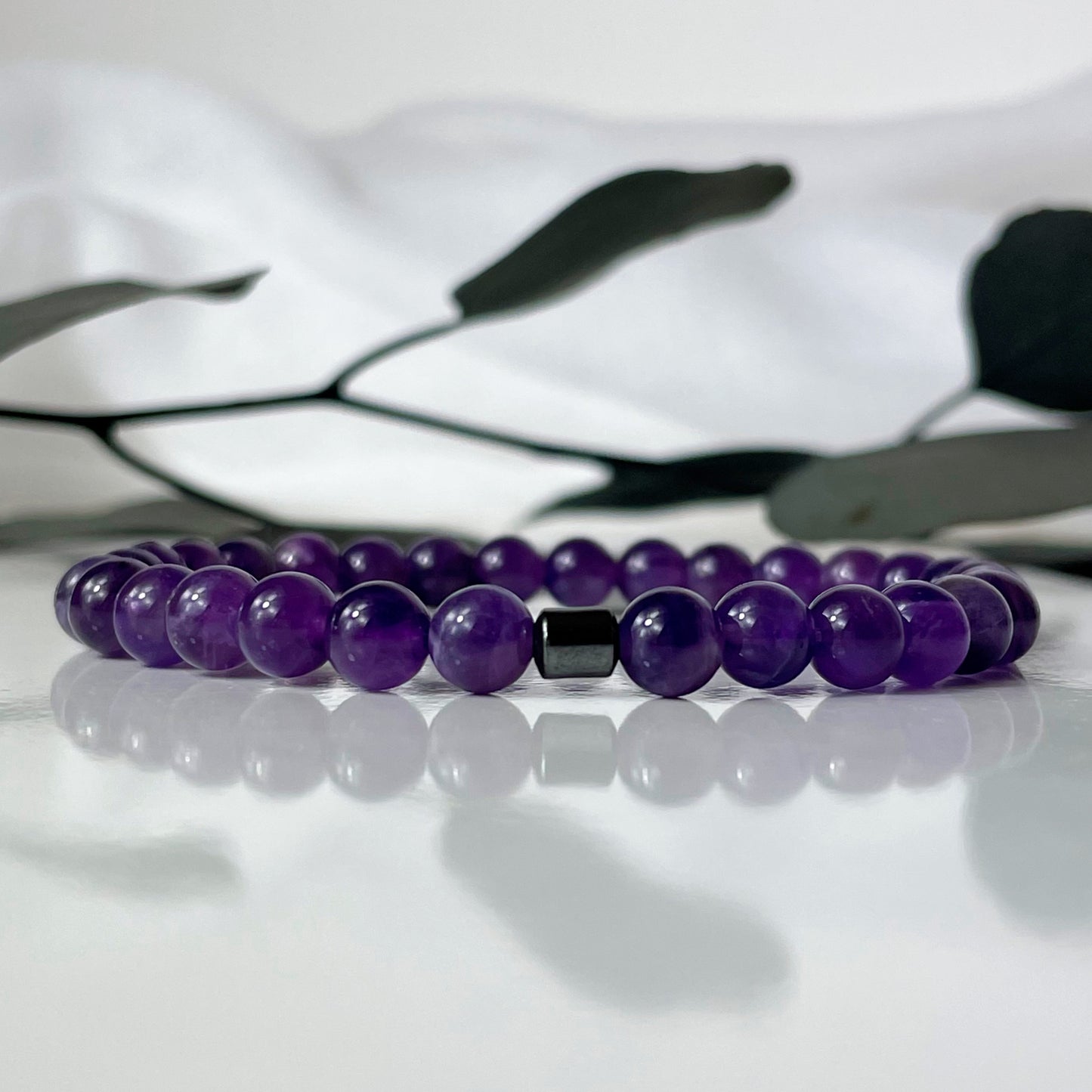 Calm and Focused - Amethyst Crystal Bracelet