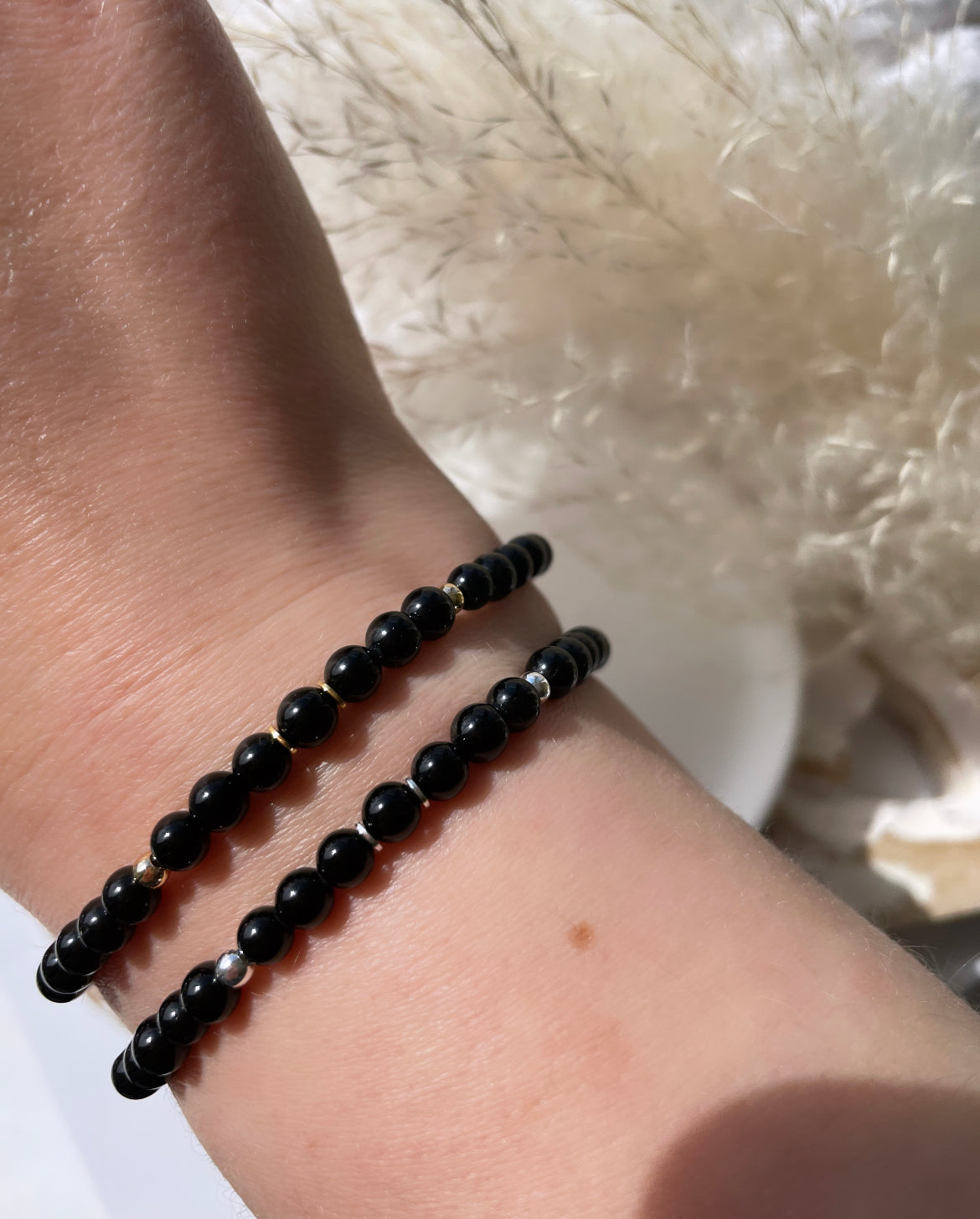 Black Tourmaline Diffuser Bracelet